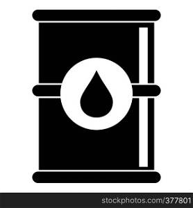 Barrel of oil icon. Simple illustration of barrel of oil vector icon for web. Barrel of oil icon, simple style