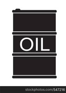 barrel oil icon on white background. flat style design. barrel oil sign.