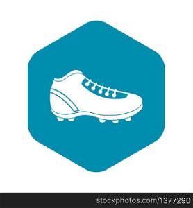 Baseball cleat icon. Simple illustration of baseball cleat vector icon for web. Baseball cleat icon, simple style