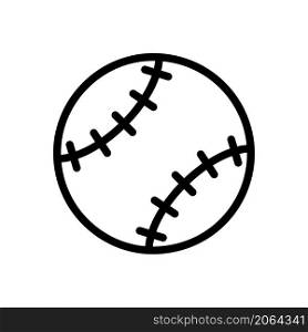 baseball equipment icon line style design