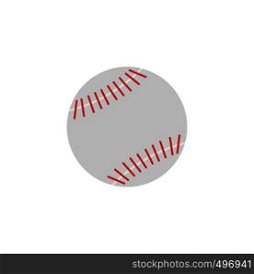 Baseball flat icon isolated on white background. Baseball flat icon