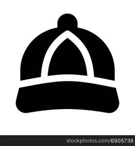 baseball hat, icon on isolated background
