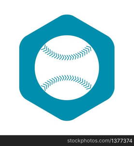 Baseball icon. Simple illustration of baseball vector icon for web. Baseball icon, simple style