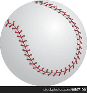 Baseball isolated vector image