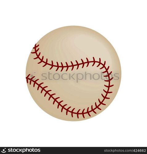 Baseball isometric 3d icon on a white background. Baseball isometric 3d icon