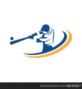 Baseball logo icon design illustration