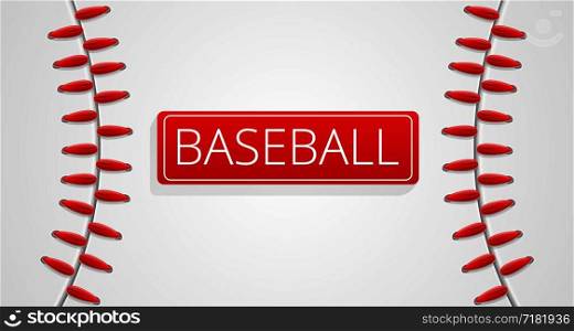 Baseball sport concept banner. Cartoon illustration of baseball sport vector concept banner for web design. Baseball sport concept banner, cartoon style