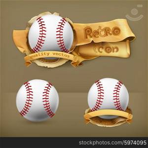 Baseball, vector icon