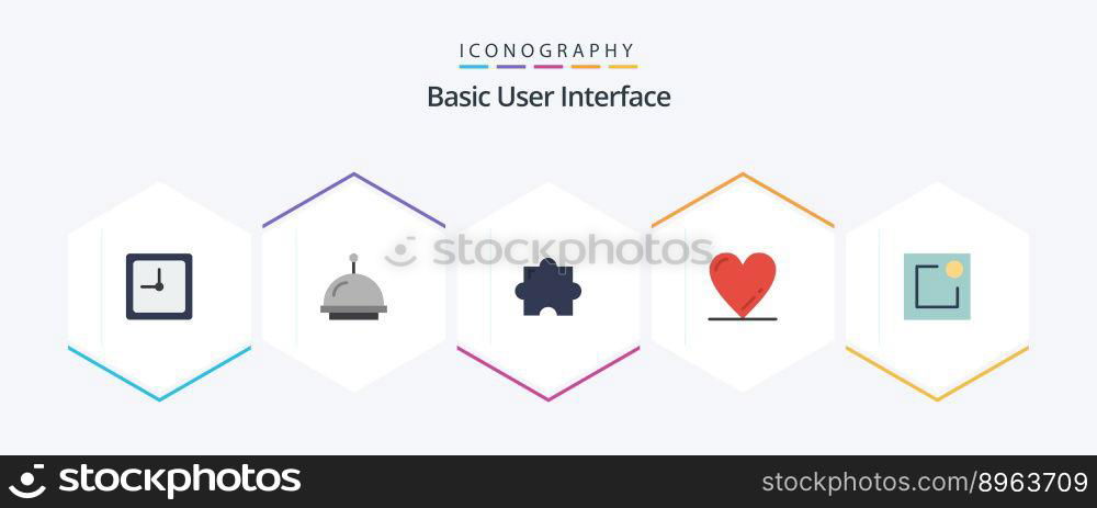 Basic 25 Flat icon pack including . . plugin. notification. activity