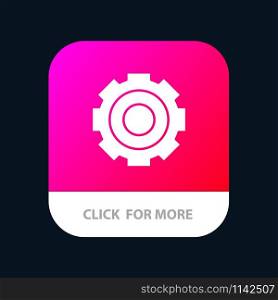 Basic, General, Job, Setting, Universal Mobile App Button. Android and IOS Glyph Version