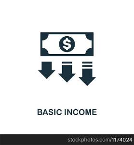 Basic Income icon. Creative element design from fintech technology icons collection. Pixel perfect Basic Income icon for web design, apps, software, print usage.. Basic Income icon. Creative element design from fintech technology icons collection. Pixel perfect Basic Income icon for web design, apps, software, print usage