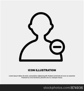 Basic, Interface, User Line Icon Vector