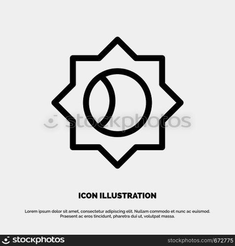 Basic, Setting, Ui Line Icon Vector