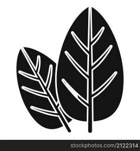 Basil spice icon simple vector. Cooking herb. Leaf plant. Basil spice icon simple vector. Cooking herb