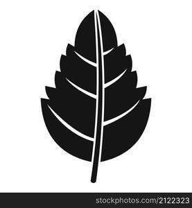 Basil spice leaf icon simple vector. Herb plant. Cooking aromatic. Basil spice leaf icon simple vector. Herb plant