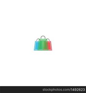 Basket, Bag, Concept online shop logo icon illustration