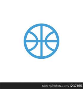 Basket ball icon template. Vector illustration