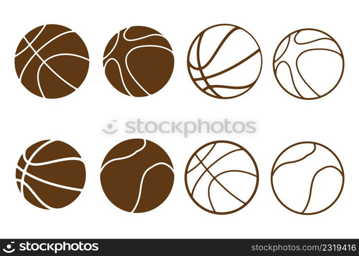 Basket ball logo and symbol