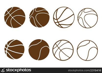Basket ball logo and symbol