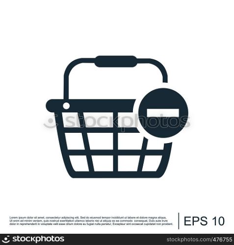 Basket, cart, remove, shopping icon