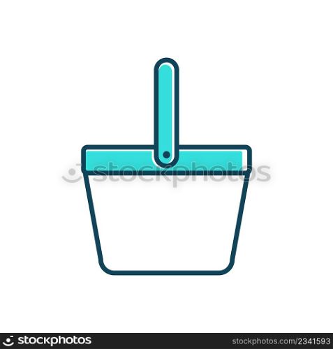 Basket case line icon