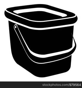 Basket icon. Simple illustration of basket vector icon for web. Basket icon, simple style