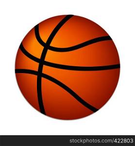 Basketball ball isometric 3d icon isolated on white background. Basketball ball isometric 3d icon