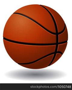 basketball ball vector illustration isolated on white background