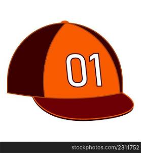 Basketball cap icon cartoon vector. Uniform equipment. Sport element. Basketball cap icon cartoon vector. Uniform equipment