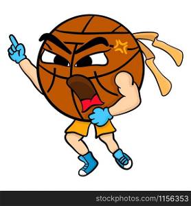 basketball cartoon character