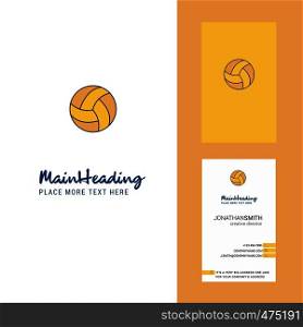 Basketball Creative Logo and business card. vertical Design Vector