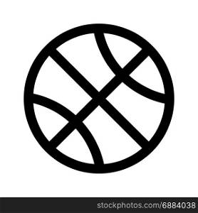 basketball, icon on isolated background