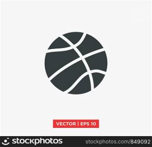 Basketball Icon Vector Illustration