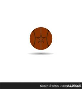 Basketball icon. vector illustration logo design