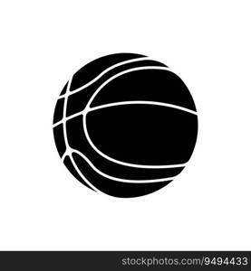 BASKETBALL ICON VECTOR ILLUSTRATION SYMBOL DESIGN