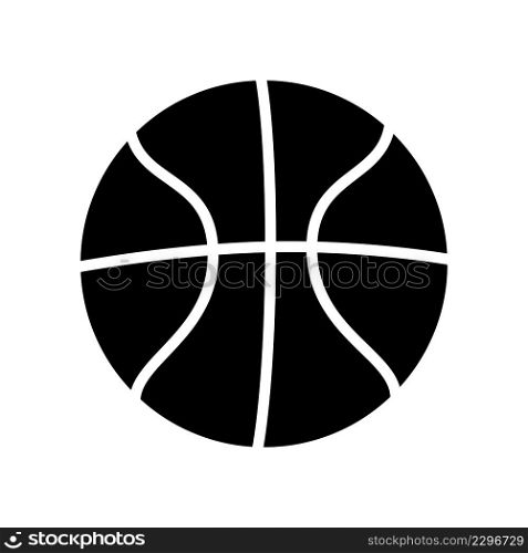 Basketball icon vector, in trendy flat style isolated on white background.