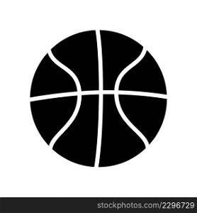 Basketball icon vector, in trendy flat style isolated on white background.