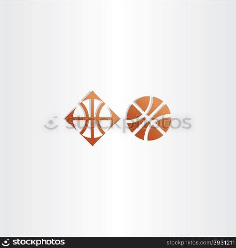 basketball icon vector logo sign design