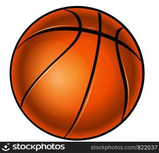 basketball illustration over white background