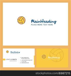 Basketball Logo design with Tagline & Front and Back Busienss Card Template. Vector Creative Design