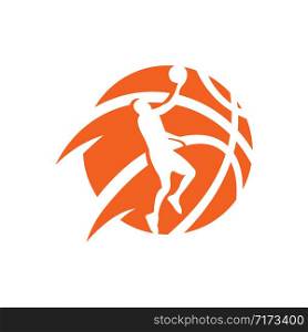 Basketball logo template