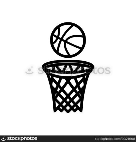 basketball net icon design vector