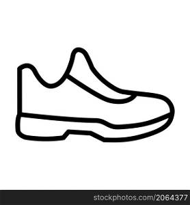 basketball shoes icon vector line style