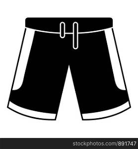 Basketball shorts icon. Simple illustration of basketball shorts vector icon for web design isolated on white background. Basketball shorts icon, simple style