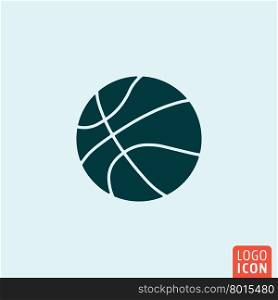 Baskettball ball icon. Baskettball ball icon. Baskettball ball logo. Baskettball ball symbol. Baskettball ball isolated icon minimal design. Vector illustration.