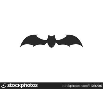 Bat ilustration logo vector template