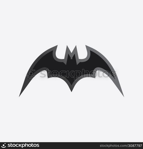 Bat logo animal and vector, wings, black, halloween, vampire, gothic, illustration, design bat icon