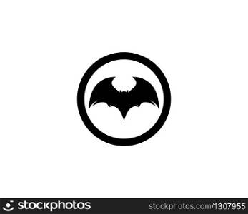 Bat logo template vector icon illustration design