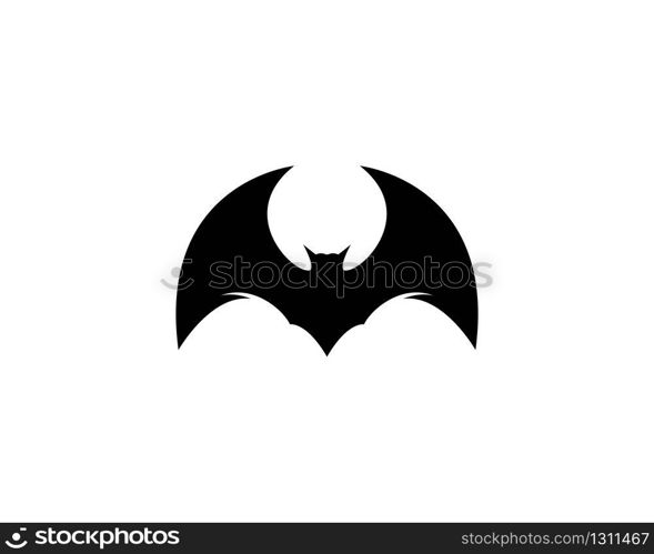 Bat logo template vector icon illustration design