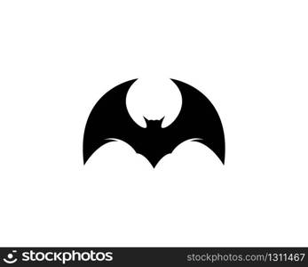 Bat logo template vector icon illustration design